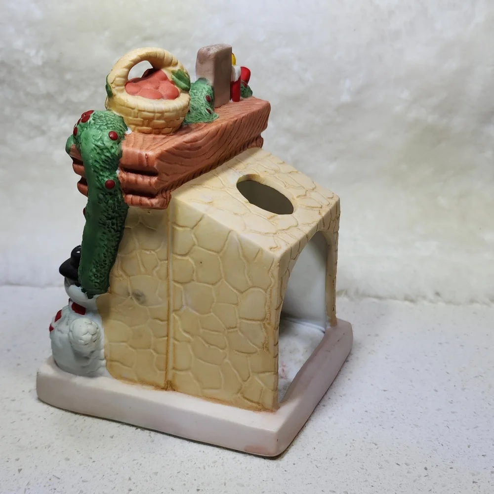 Vintage Porcelain Fireplace Candle holder - Picture 5 of 16